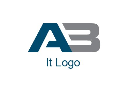 letter A and letter B as number 3