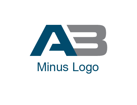 letter A and letter B as number 3