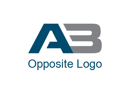 letter A and letter B as number 3