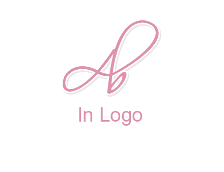 Letter A with B in handwriting