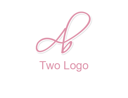 Letter A with B in handwriting