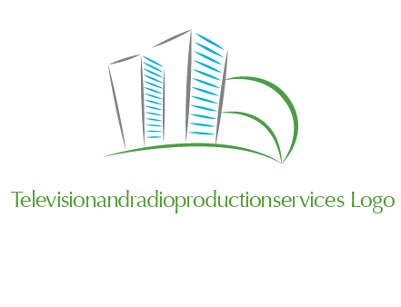 swoosh buildings construction logo