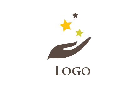 hand and stars foundation logos