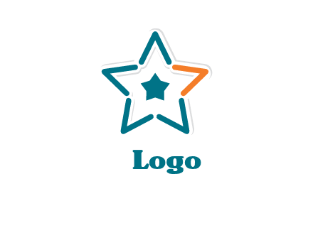 Star within Star outline Logo