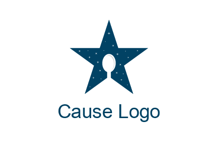 star and spoon logo design