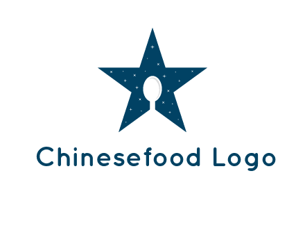 star and spoon logo design