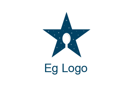 star and spoon logo design
