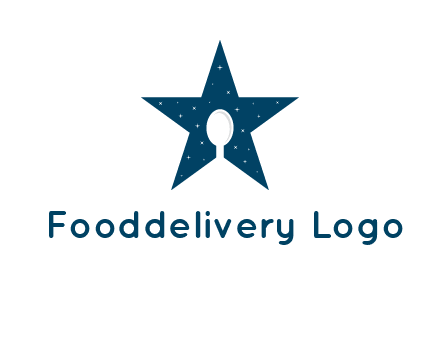 star and spoon logo design