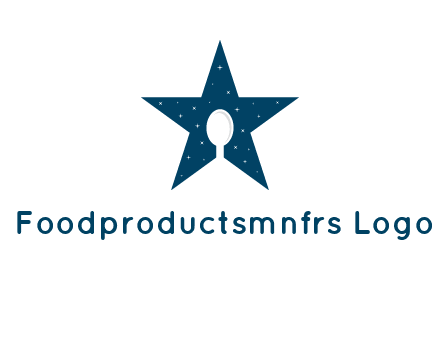 star and spoon logo design