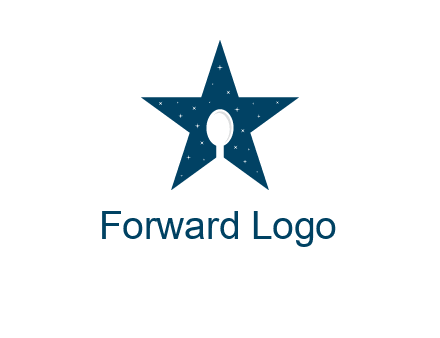 star and spoon logo design