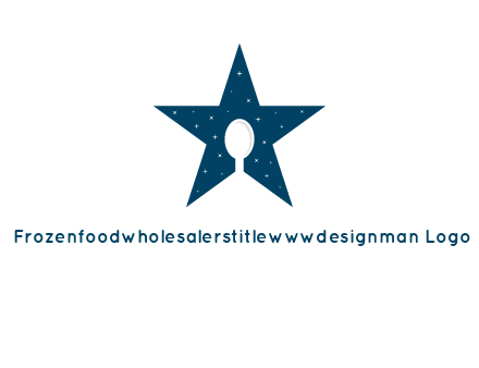 star and spoon logo design