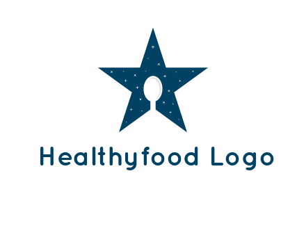 star and spoon logo design