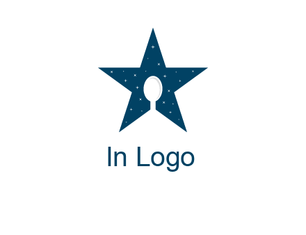 star and spoon logo design