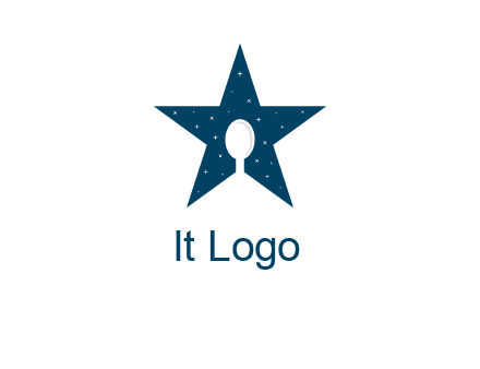 star and spoon logo design