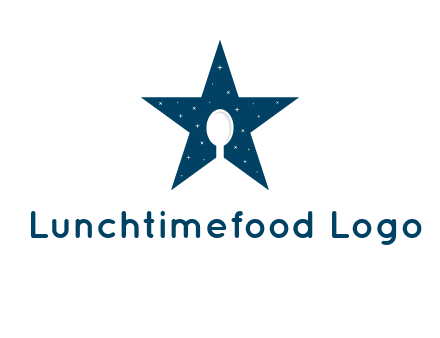 star and spoon logo design