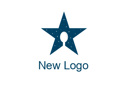 star and spoon logo design