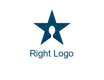 star and spoon logo design