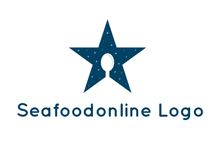 star and spoon logo design