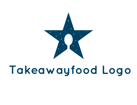 star and spoon logo design