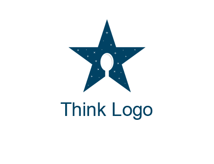 star and spoon logo design