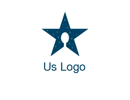 star and spoon logo design