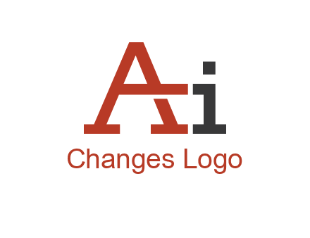 Alphabet A I logo