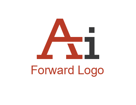 Alphabet A I logo