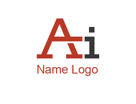 Alphabet A I logo