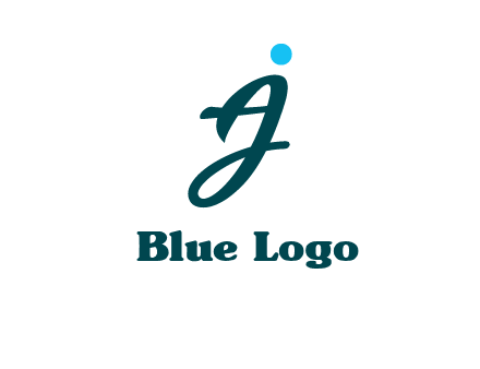 uppercase A joined with lowercase J