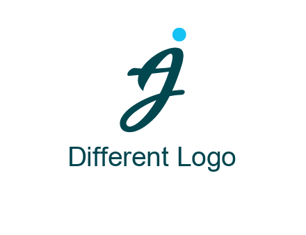 uppercase A joined with lowercase J