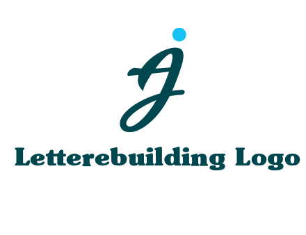 uppercase A joined with lowercase J