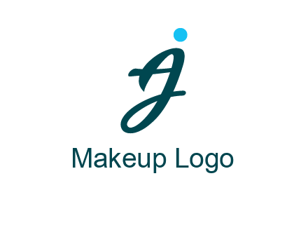 uppercase A joined with lowercase J