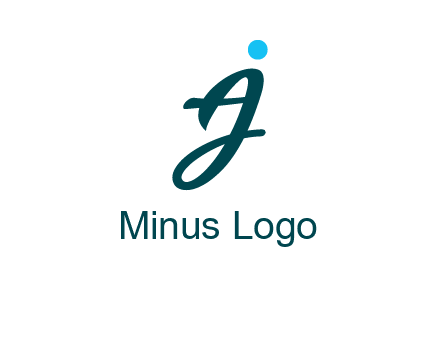 uppercase A joined with lowercase J