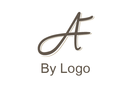 letter F entwined with cursive letter A