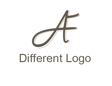 letter F entwined with cursive letter A