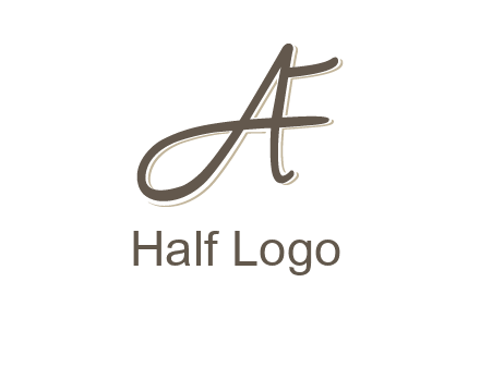 letter F entwined with cursive letter A