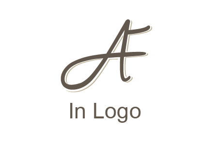 letter F entwined with cursive letter A