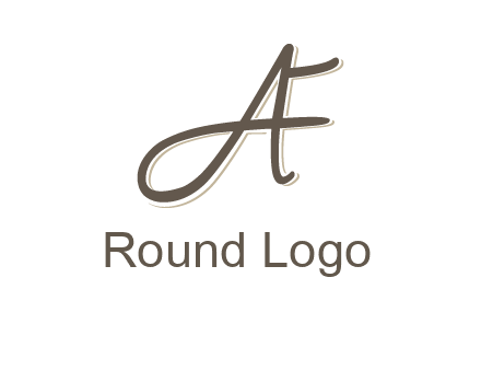 letter F entwined with cursive letter A