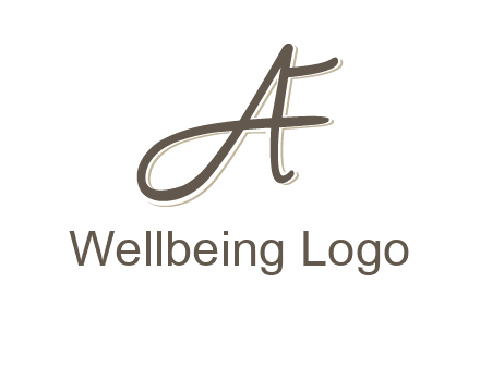 letter F entwined with cursive letter A