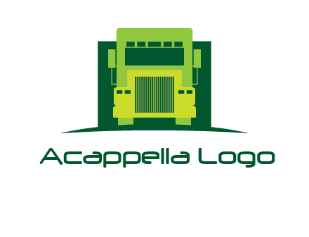 logistic transportatio truck logo