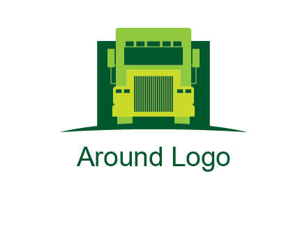 logistic transportatio truck logo