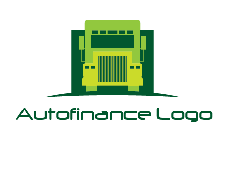 logistic transportatio truck logo