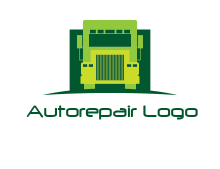 logistic transportatio truck logo