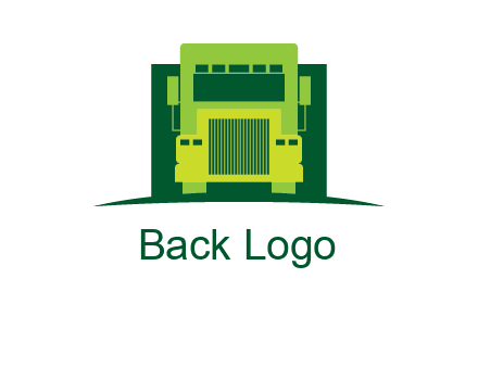 logistic transportatio truck logo