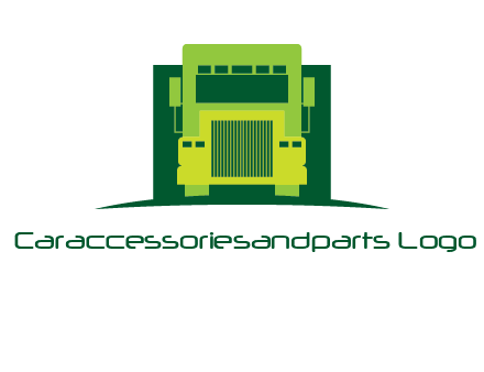 logistic transportatio truck logo