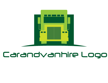 logistic transportatio truck logo