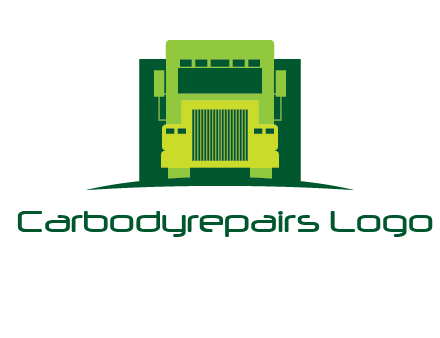 logistic transportatio truck logo