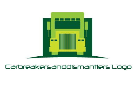 logistic transportatio truck logo