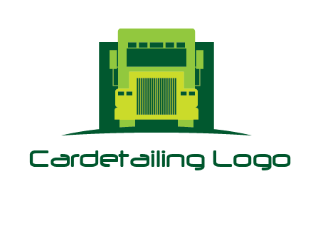 logistic transportatio truck logo