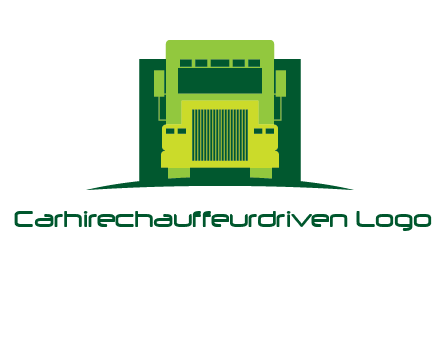 logistic transportatio truck logo